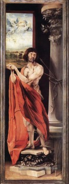 renaissance Tableau Peinture - St Sébastien Renaissance Matthias Grunewald